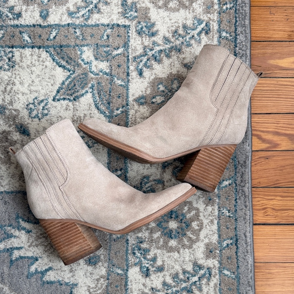 Marc Fisher Suede Ankle Boots
